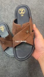 Crafted Handmade Suede Leather Sandal (S108) - Image 2