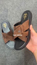 Crafted Handmade Suede Leather Sandal (S108) - Image 3